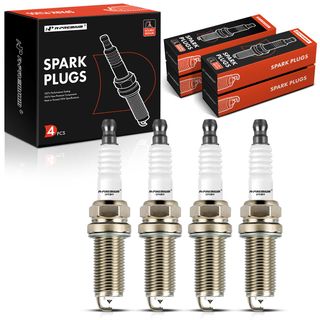 4 Pcs Double Iridium Spark Plugs for Hyundai Sonata Tucson Kia Optima 2.4L