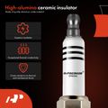 A-Premium 2016 Jaguar F-Type 5.0L V8 Spark Plug uses high-alumina ceramic insulator