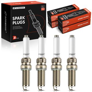 4 Pcs Iridium & Platinum Spark Plugs for BMW X3 2018-2019 Mini Cooper 430i 2.0L