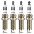 4 Pcs Iridium & Platinum Spark Plugs for 2016 Ford Fusion 2.0L l4