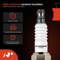 A-Premium 2021 Ford Ranger Spark Plug uses high-alumina ceramic insulator