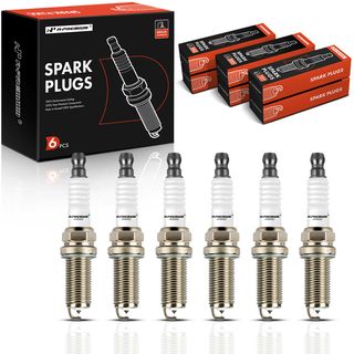 6 Pcs Iridium & Platinum Spark Plugs for Ford F-150 Edge Expedition Lincoln MKX