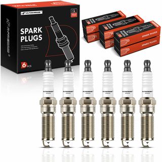 6 Pcs Iridium & Platinum Spark Plugs for Cadillac CTS 2015-2019 XTS ATS V6 3.6L