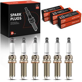 6 Pcs Iridium & Platinum Spark Plugs for BMW 135i 335i xDrive 640i 740Li X1 X5