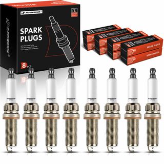 8 Pcs Iridium & Platinum Spark Plugs for BMW 550i 750Li xDrive M5 Alpina B7 X5 X6