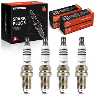 4 Pcs Iridium & Platinum Spark Plugs for Fiat 500 2012-2017 Chevrolet Spark