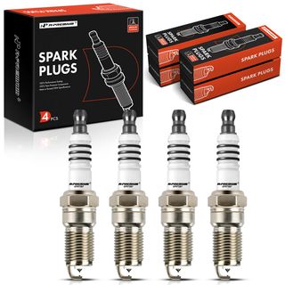 4 Pcs Iridium & Platinum Spark Plugs for Chevy Malibu Ford Escape Ranger Buick