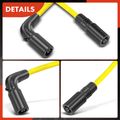 9 Pcs Yellow 8 mm Spark Plug Wire Set for 1996-2002 GMC Savana 1500