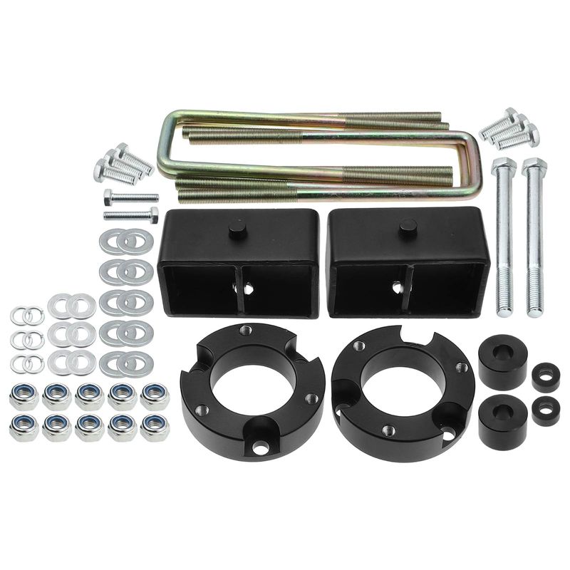 Front & Rear Leveling Lift Kit with Differential Drop for 1996 Toyota Tacoma