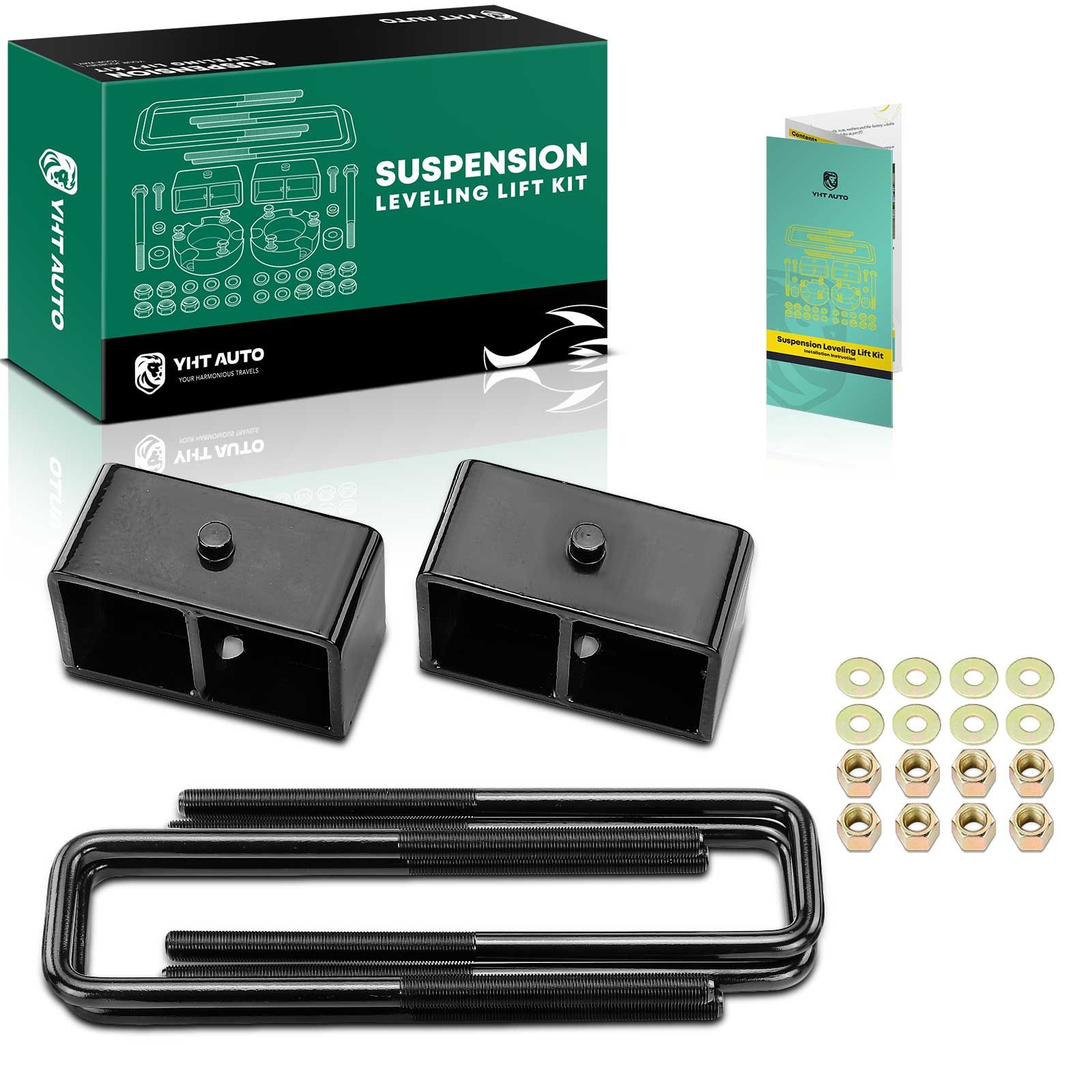 3 Inch Rear Block & U-Bolt Kit 99-06 Toyota Tundra 4WD Tuff Country main image 0