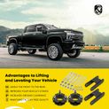 2-inch Front & Rear Leveling Lift Kit for Chevy Colorado GMC Canyon 2015-2020