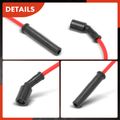 8 Pcs Red Spark Plug Wire Set for 2014 GMC Sierra 1500 5.3L V8