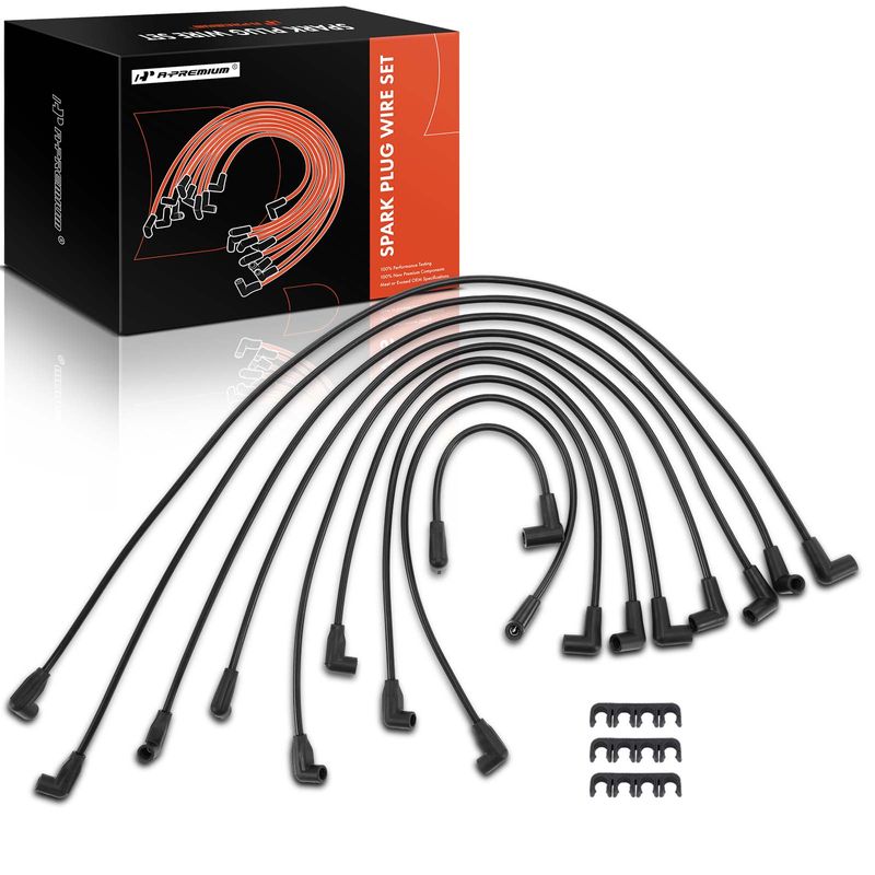 9 Pcs Spark Plug Wire Set for 1995 Chevrolet Tahoe 5.7L V8