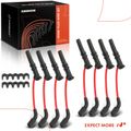 8 Pcs Red Spark Plug Wire Set for 1997-2004 2006-2013 Chevrolet Corvette