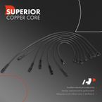 7 Pcs Spark Plug Wire Set for Dodge Dakota B150 B250 D100 D150 D250 W100 W150 3.9L