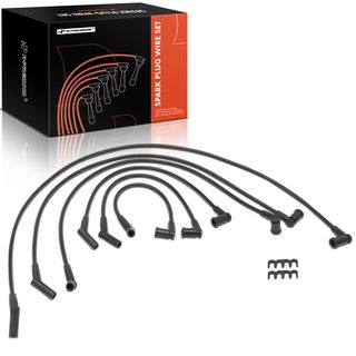 6 Pcs Black Spark Plug Wire Set for Ford Ranger 2003 V6 3.0L 8mm Silicone