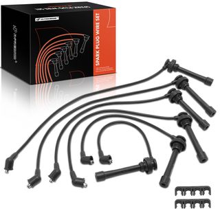 6 Pcs Black Spark Plug Wire Set for Chrysler Sebring Cirrus Dodge Avenger