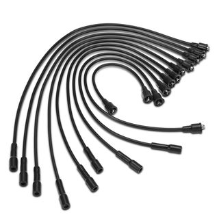 10 Pcs Spark Plug Wire Set for Dodge Charger Dart Magnum Chrysler Plymouth Fury