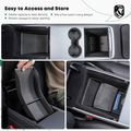 Center Armrest Lower Bottom Organiser Storage Box for 2021-2023 Tesla 3