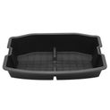 2 Pcs Rear Trunk Black Double-Layer Organizer Storage Box for Tesla 3 2017-2023