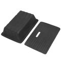2 Pcs Under Seat Black Storage Box with Cover for Tesla Y 2020-2024