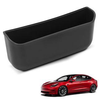 Steering Wheel Side Storage Box for Tesla 3 2017-2023 Y 2020-2023 Left Rudder