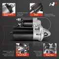 Starter Motor 1.4KW 12V CW 9 Teeth for 1985 Audi 4000 Quattro