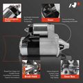 Starter Motor 1.2KW 12V CW 8 Teeth for 2002 Mitsubishi Lancer