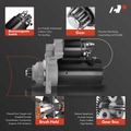 Starter Motor 1.8KW 12V CCW 10 Teeth for 1997 Volkswagen Cabrio