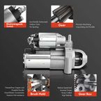 Starter Motor 1.1KW 12V CW 8 Teeth for Dodge Stratus 1998-2000 Plymouth Breeze