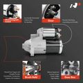 Starter Motor 1.4KW 12V CW 11 Teeth for Jeep TJ Jeep Wrangler 2003-2006 L6 4.0L