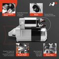 Starter Motor 1.2KW 12V CW 9 Teeth for 2002 Chrysler PT Cruiser 2.4L l4