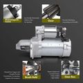 Starter Motor 1.7KW 12V CW 13 Teeth for 2014 BMW 335i xDrive 3.0L l6