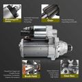 Starter Motor 1.1KW 12V CCW 13 Teeth for 2017 Volkswagen GTI 2.0L l4