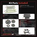 14 Pcs Engine Timing Chain Kit for 2007 Jeep Commander