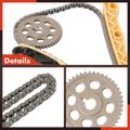 6 Pcs Engine Timing Chain Kit for 2017 Honda HR-V 1.8L l4