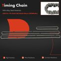 20 Pcs Engine Timing Chain Kit for Hyundai Santa Fe 2007-2009 Entourage Kia
