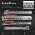 17 Pcs Engine Timing Chain Kit for 2014 Jeep Grand Cherokee 3.6L V6