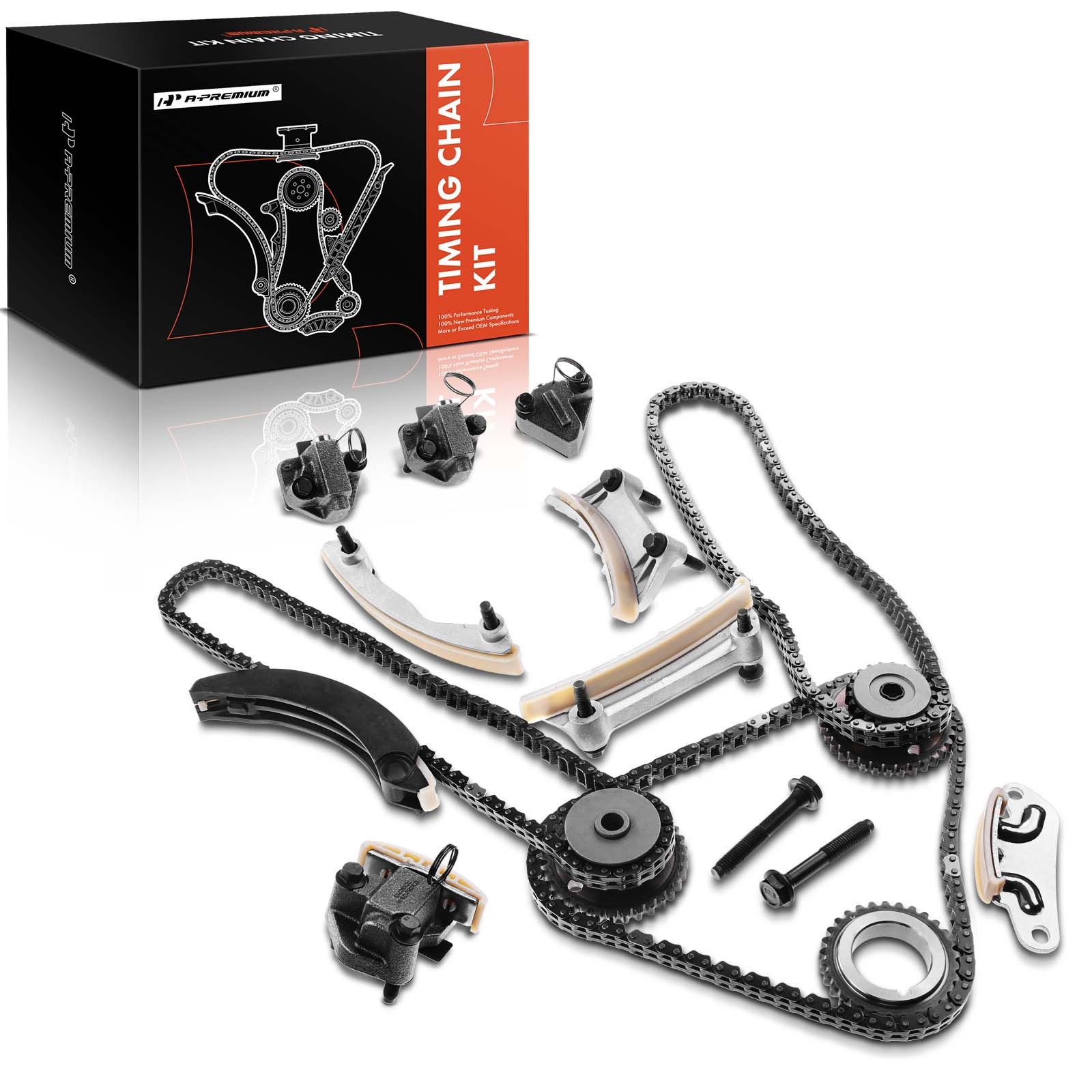 15 Pcs Engine Timing Chain Kit for Buick Chevrolet Cadillac GMC Pontiac