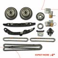 14 Pcs Engine Timing Chain Kit for 2008 Nissan Quest 3.5L V6