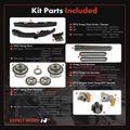 14 Pcs Engine Timing Chain Kit for 2008 Nissan Quest 3.5L V6