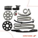 11 Pcs Engine Timing Chain Kit for Mazda B2600 1989-1993 MPV 1989-1994 L4 2.6L