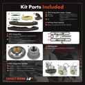 18 Pcs Engine Timing Chain Kit for Mercedes-Benz C300 C400 E400 CLS400 GL450