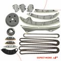 16 Pcs Engine Timing Chain Kit for 2012 Subaru Legacy 3.6L H6