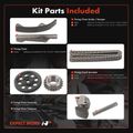 8 Pcs Engine Timing Chain Kit for 1984 Nissan 720 2.4L l4