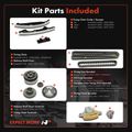 11 Pcs Engine Timing Chain Kit for 2012 Nissan Altima 2.5L l4