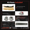 6 Pcs Engine Timing Chain Kit for Hyundai Accent 2012-2020 Elantra Kia Soul Forte
