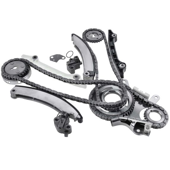 14 Pcs Engine Timing Chain Kit for Dodge Ram 1500 Jeep Liberty 02-03 V6 3.7L SOHC