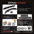 13 Pcs Engine Timing Chain Kit for Nissan Maxima 2002-2003 350Z INFINITI FX35 3.5L