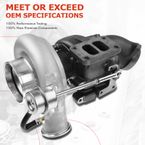Turbo Turbocharger with Gasket for Dodge 2500 3500 1999-2002 5.9L HX35W 6BTAA/ISB